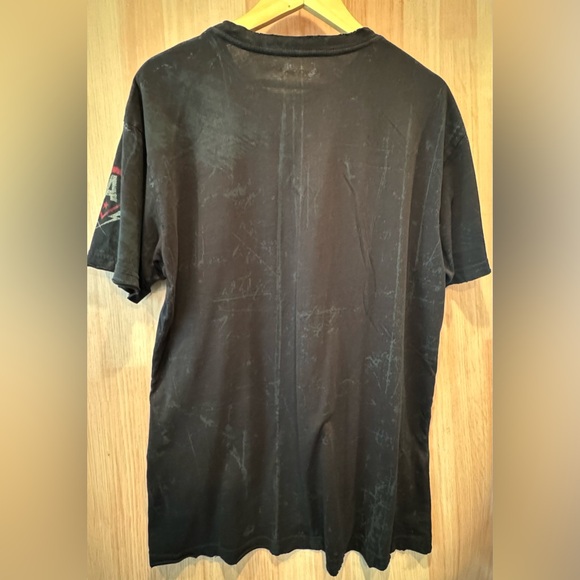 Affliction Skull T Shirt American Customs Cyber Grunge Punk Goth XL - Picture 7 of 7